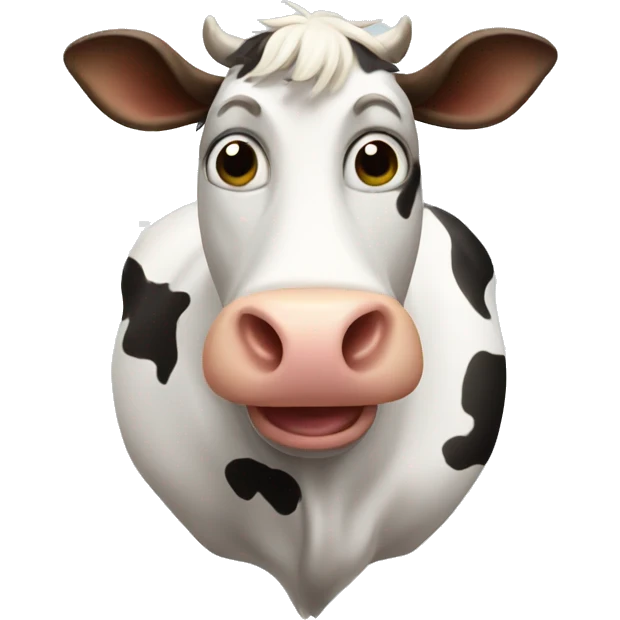funny cow emoji