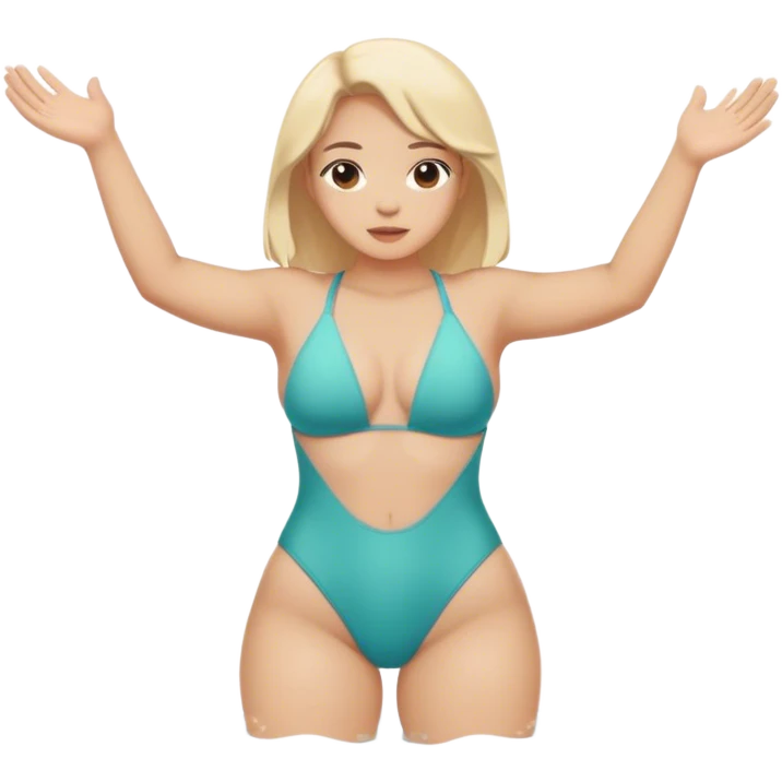 Big booty with hands sfw emoji