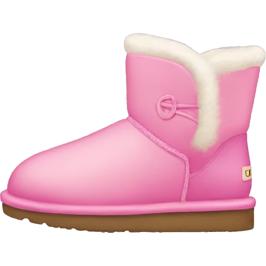 Pink Ugg boots emoji
