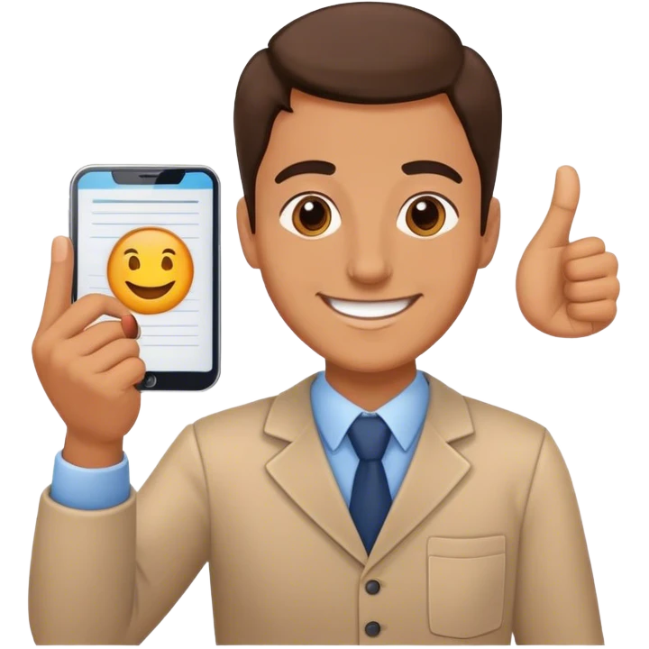 Teacher expressing approval of students test results  emoji