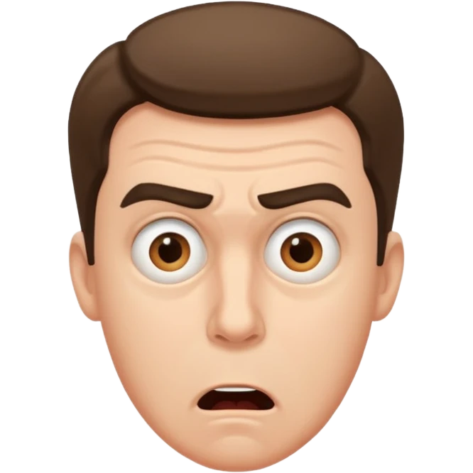 astonished man emoji