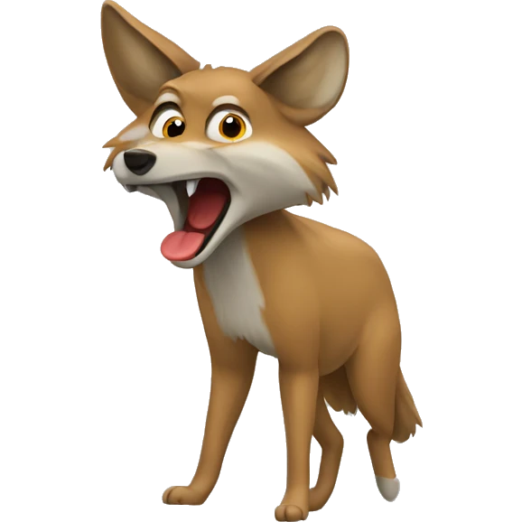 Coyote Yapping  emoji