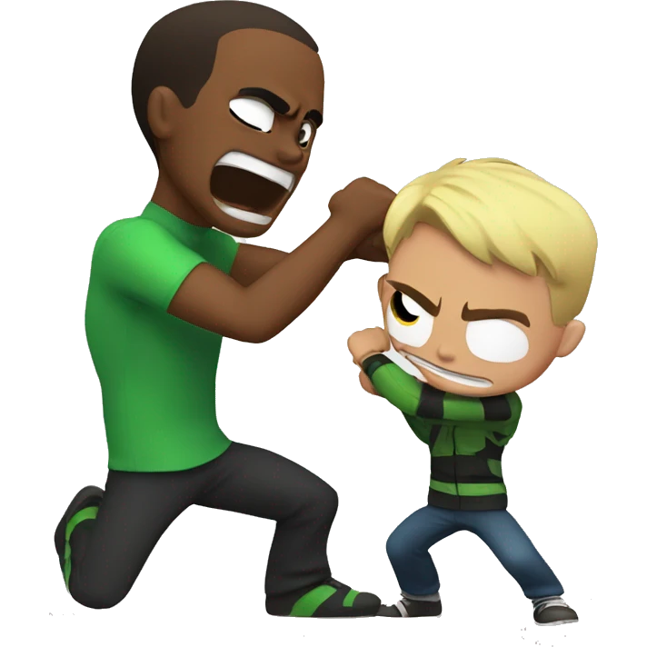 Ben ten getting beat up emoji