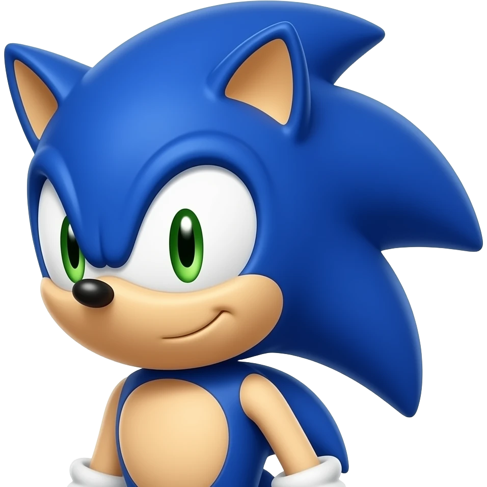 Sonic the hedgehog emoji