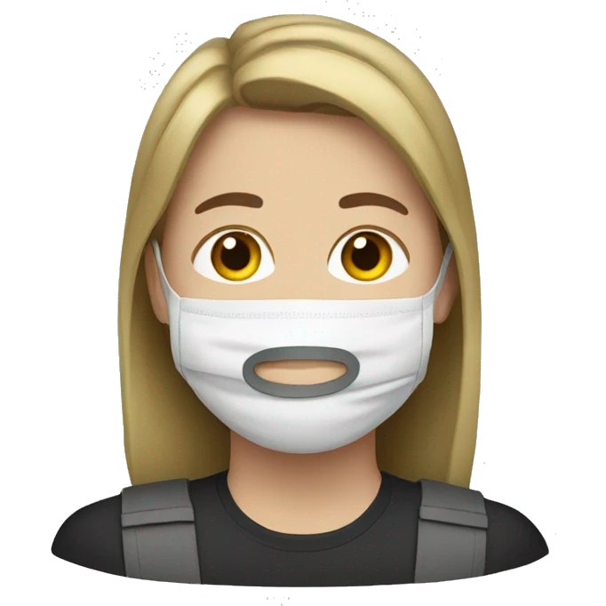 a face mask  emoji