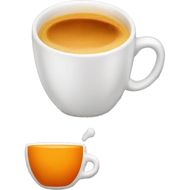 orange espresso  emoji