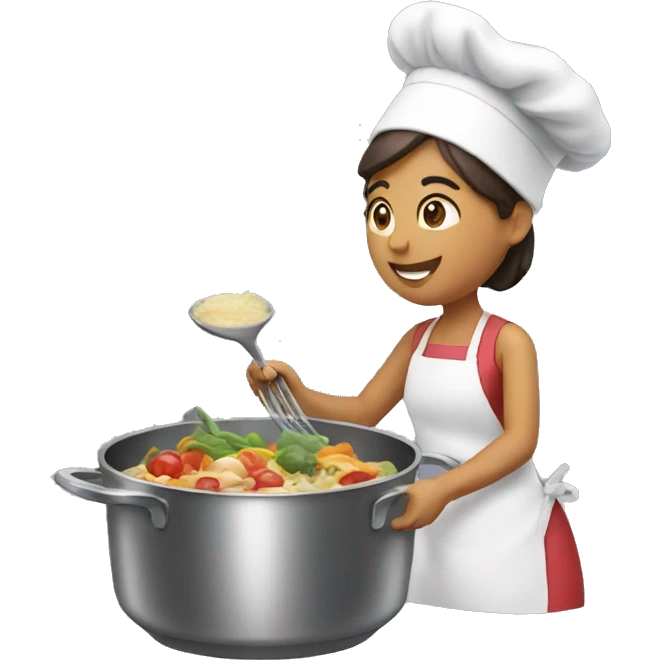person cooking a meal emoji