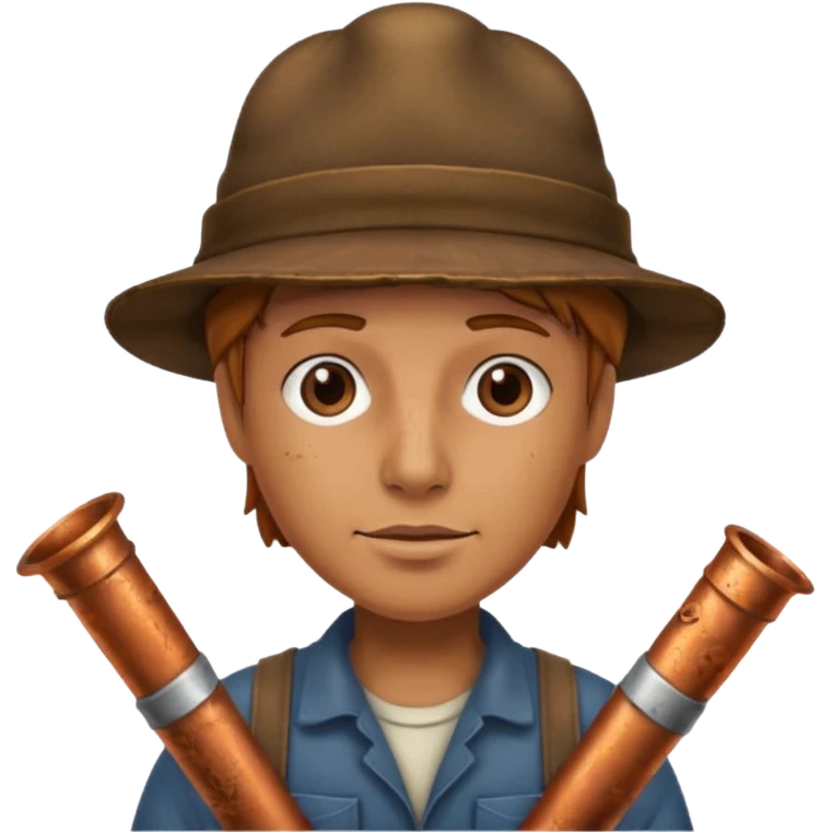 make someone stealling copper from construction site or vecation home emoji