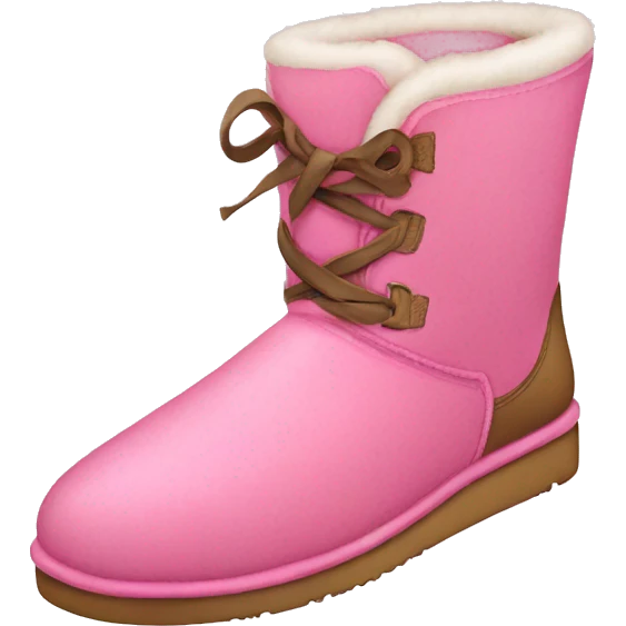 Pink uggs emoji