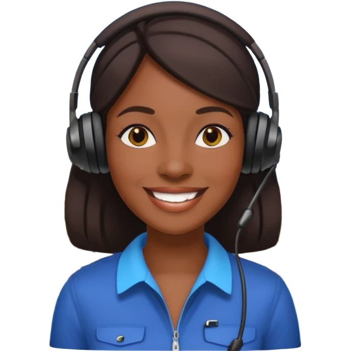 City Tour Guide black woman  emoji