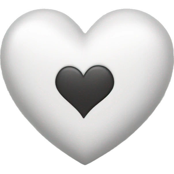 White heart  emoji