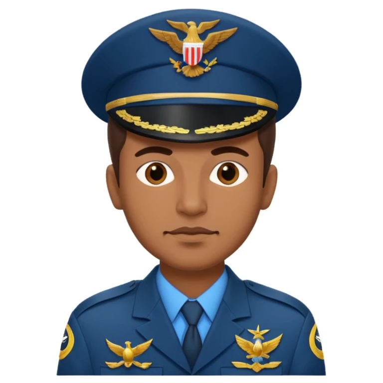 Military Air Force Mexican man  emoji