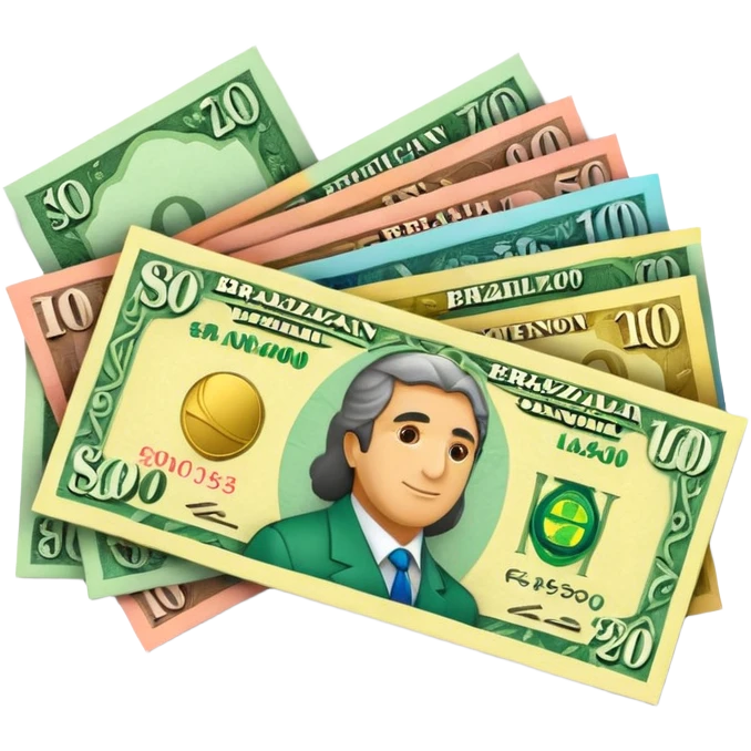 real brazilian money emoji