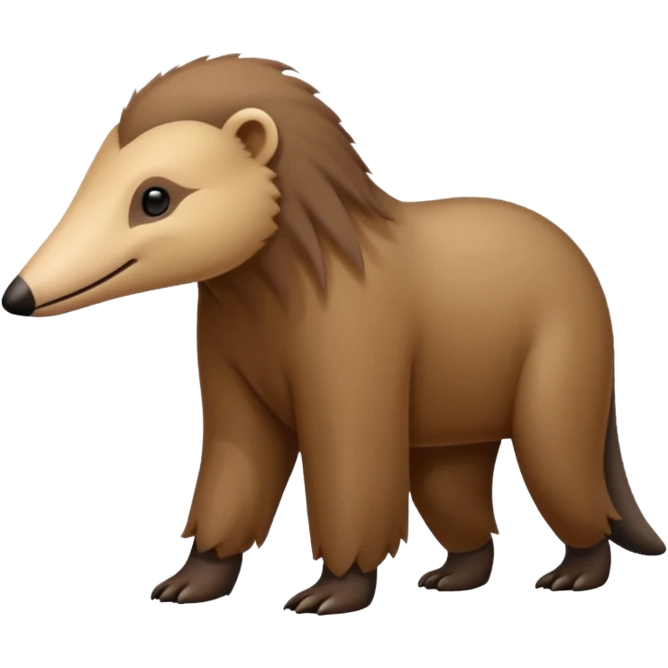 Anteater going around emoji