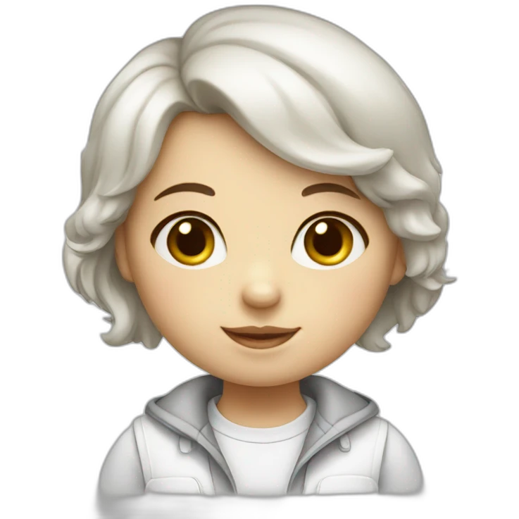 cute female architect milk bear emoji