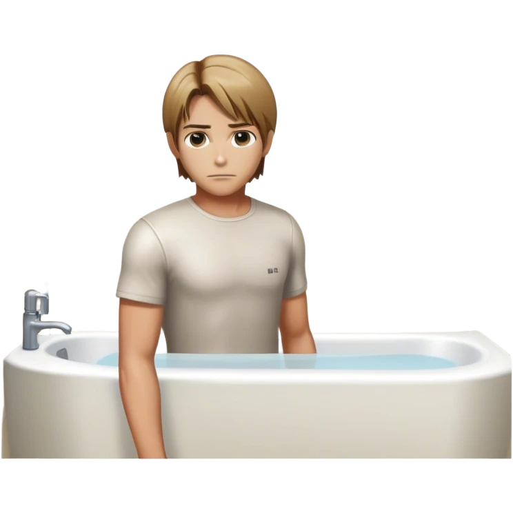 leon kennedy having a pee emoji