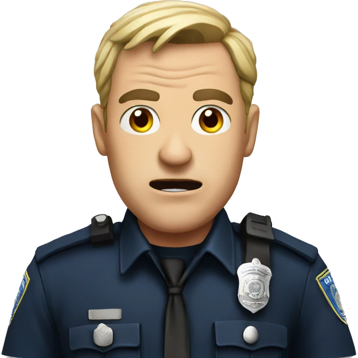 Mad Police emoji