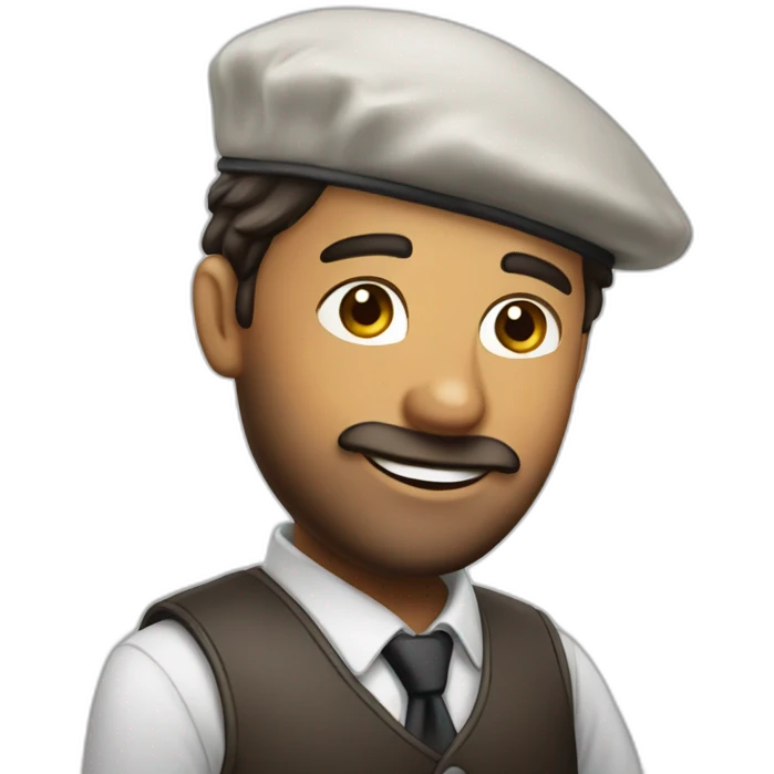 Homme avec kippa emoji