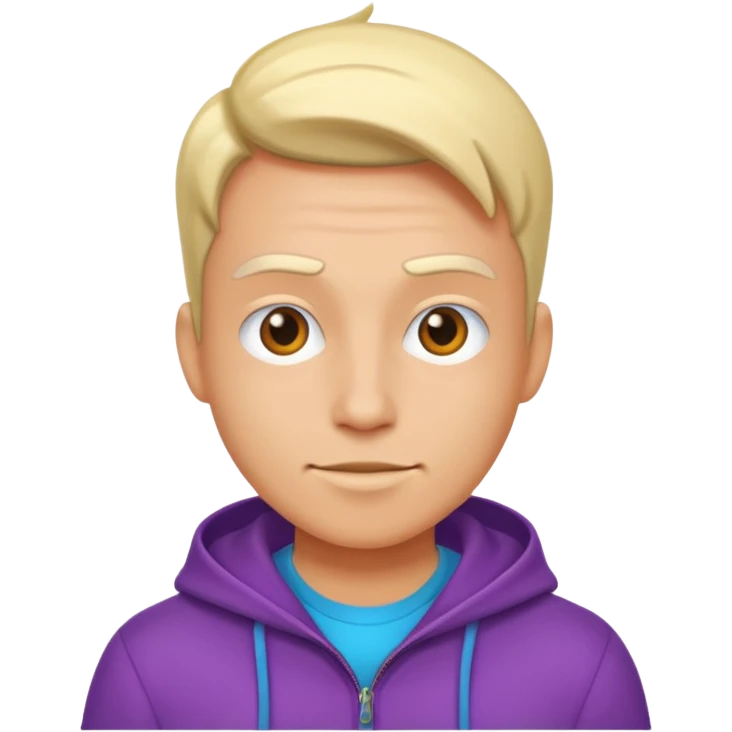 Character concept design creation: Hypercasual toon hero emoji