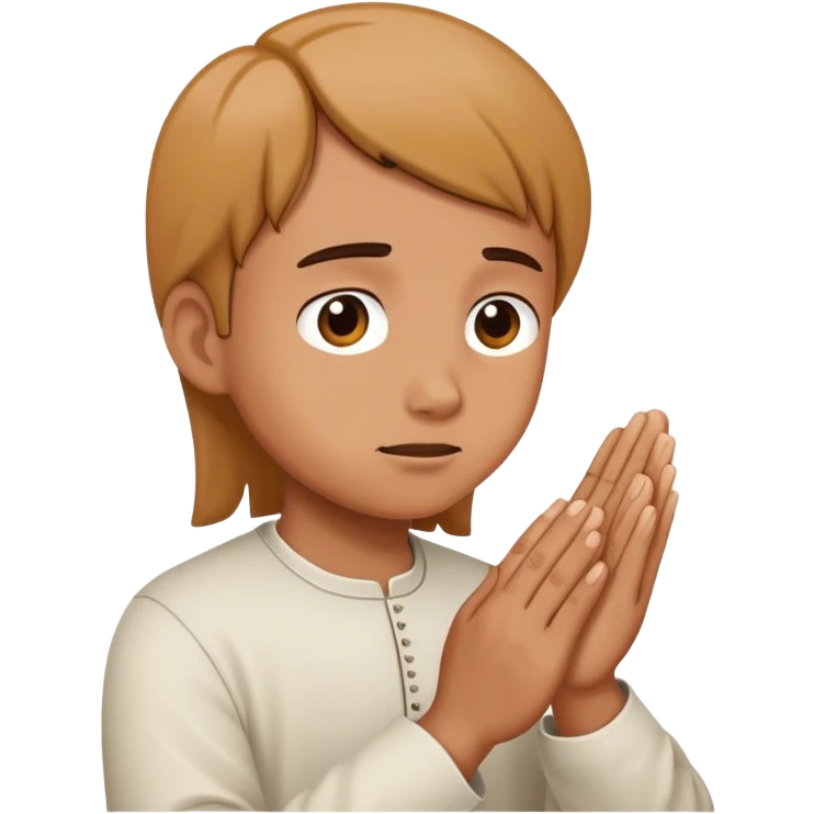 pleading with prayer hands emoji