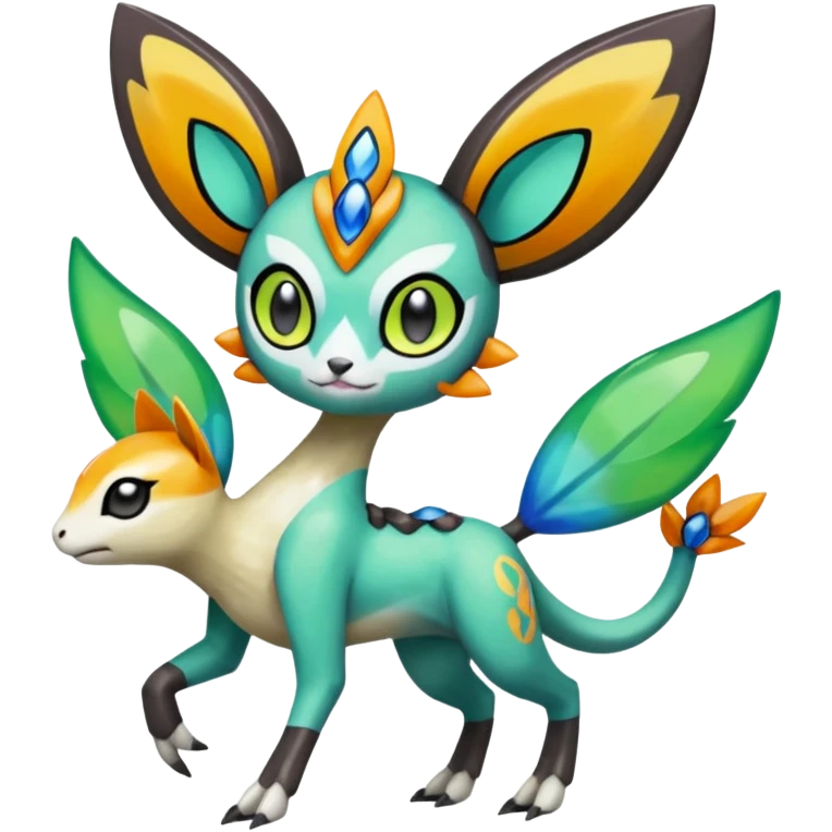 Meloetta-Vernid-Trico-Fionbri-Pokémon-Digimon-Fakémon-fusion-hybrid-creature emoji