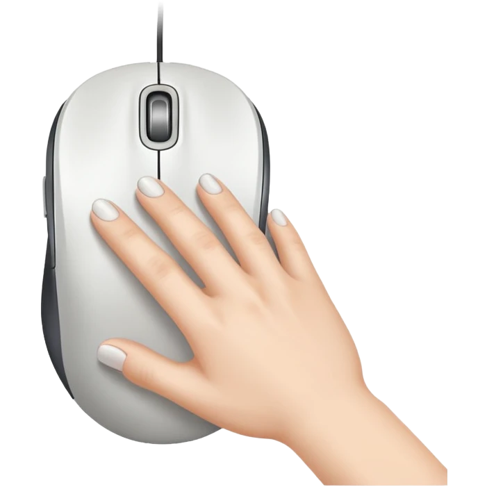 마우스 클릭하는 손 emoji
