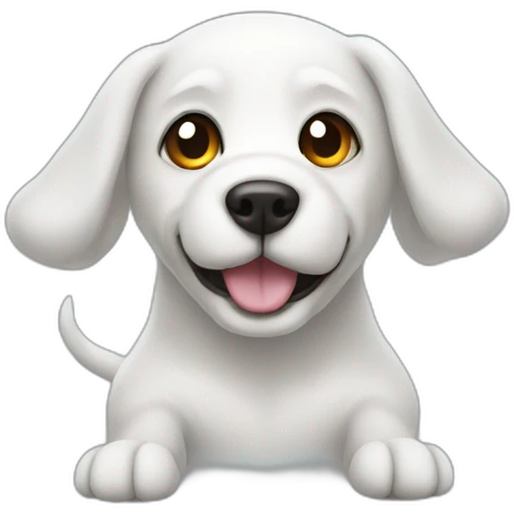 puppy ghost costume emoji