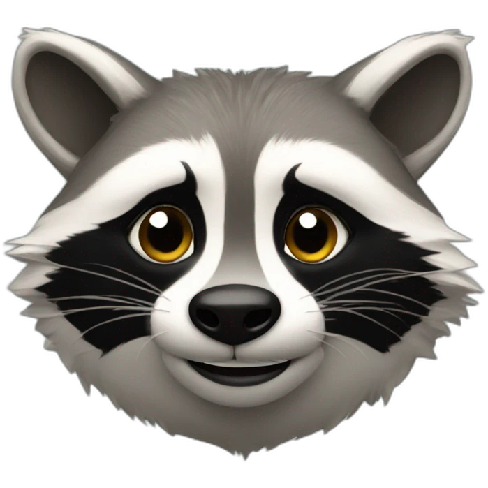 2 racoons emoji
