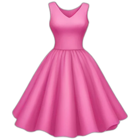 pink dress emoji