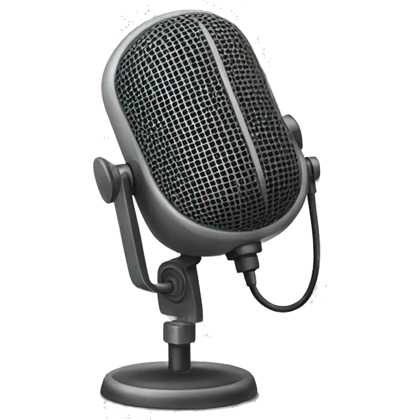 sound recording with sound wave emoji