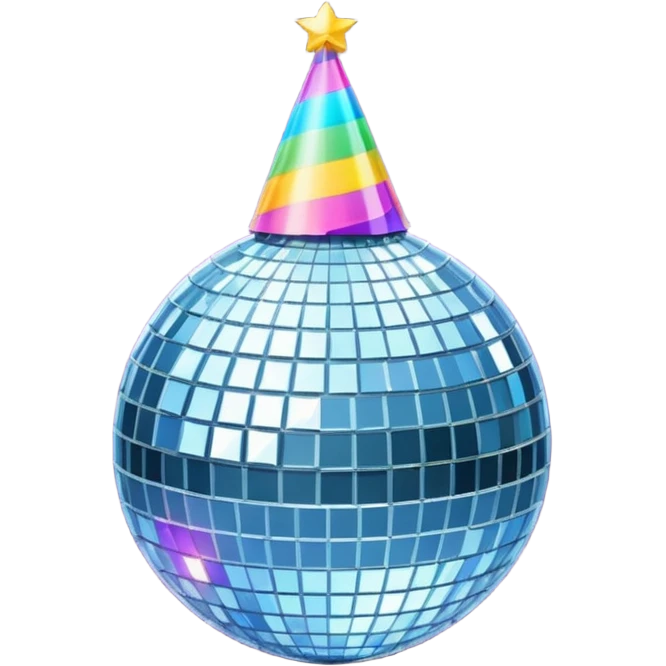 Disco Birthday Ball emoji