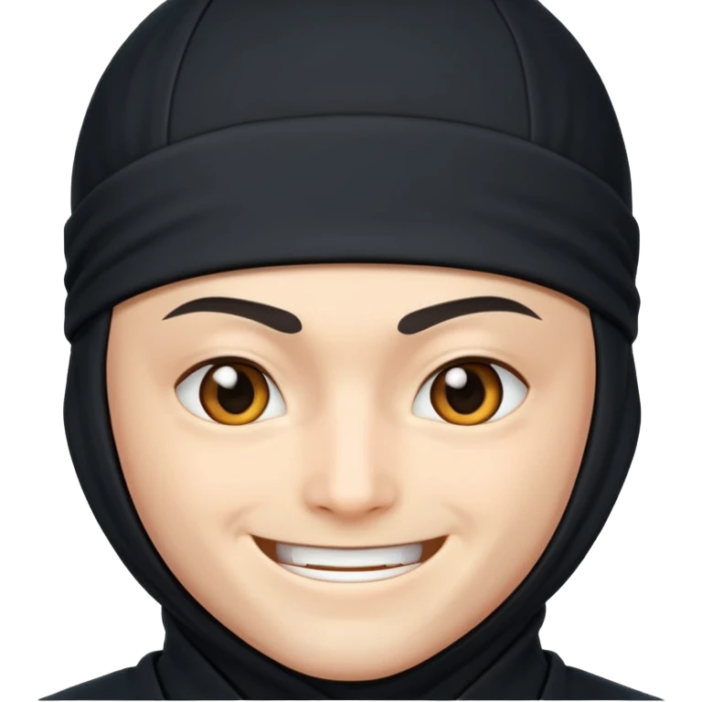 Ninja combinando con cara de enamorado  emoji