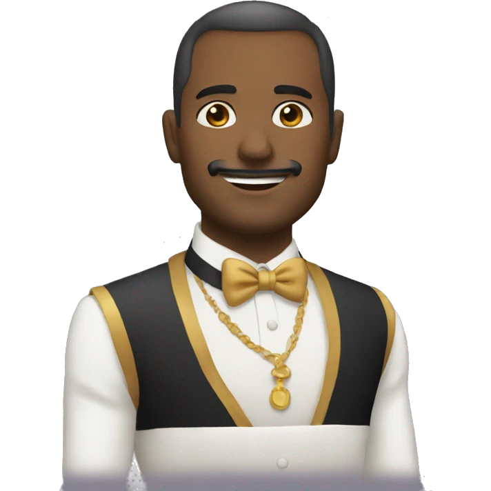 Enfermero elegante con litman emoji