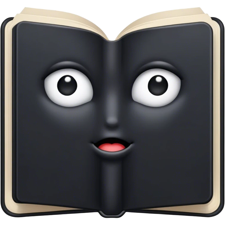 Black book emoji