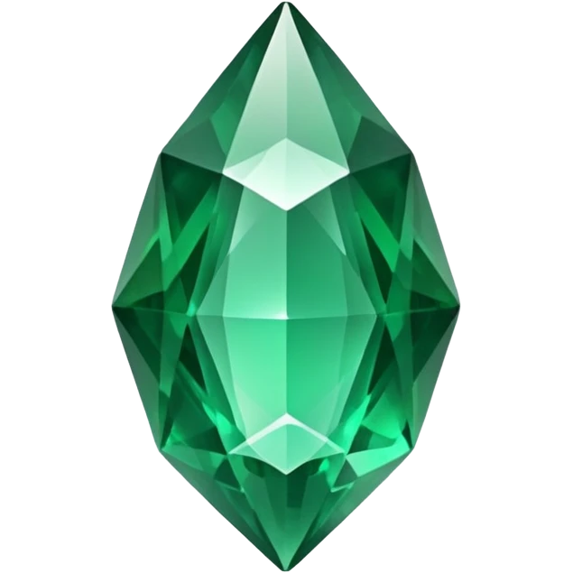 shiny emerald gemstone emoji