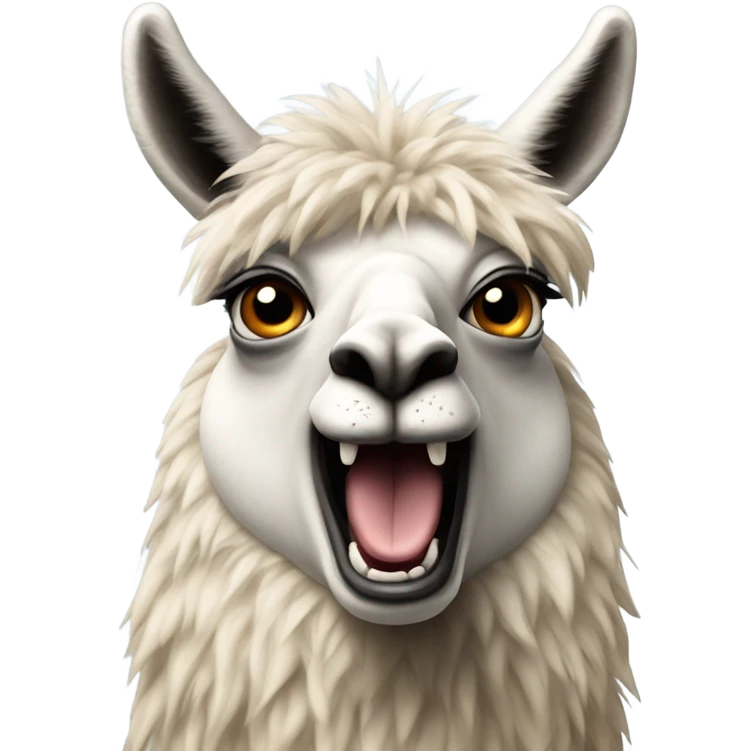 angry lama emoji