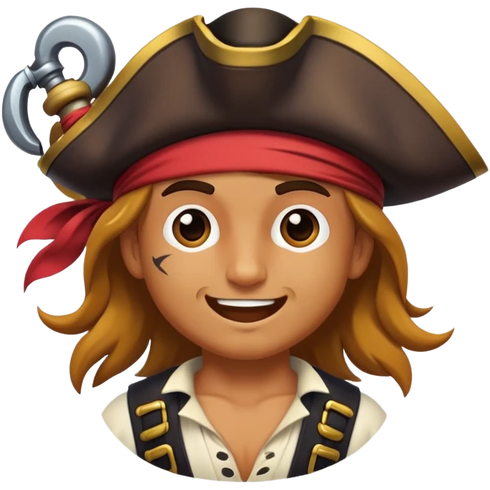 piraat speels emoji