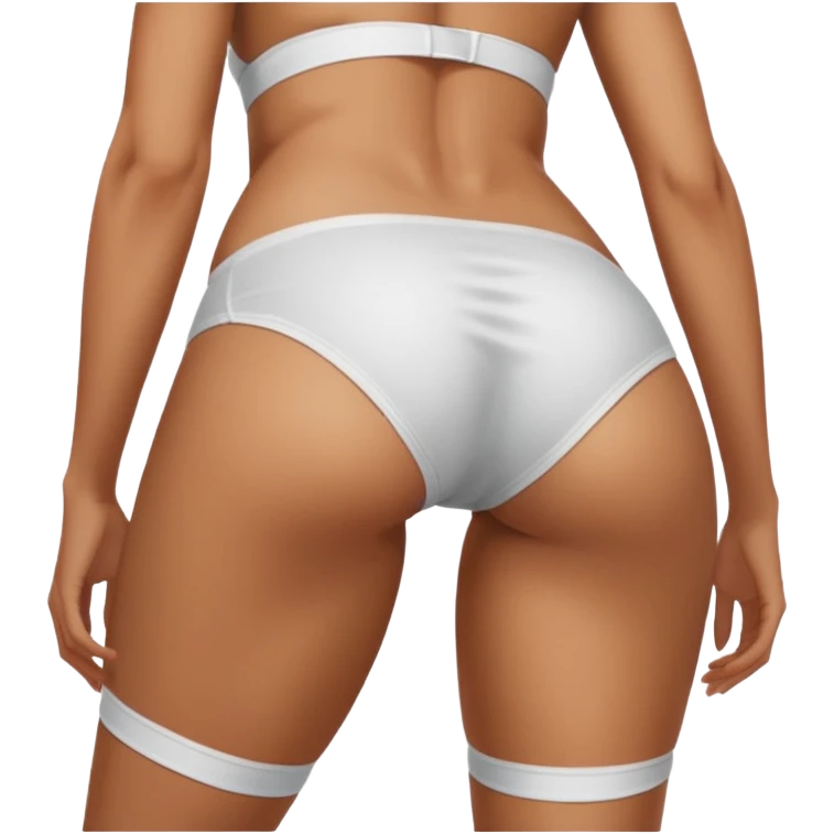 Fmeale bent over ass facing camera in panties emoji