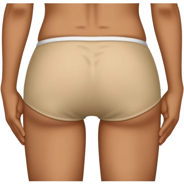 Someone spreading buttcheeks emoji
