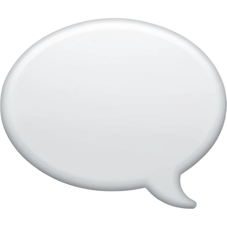 Speech bubble with ... emoji