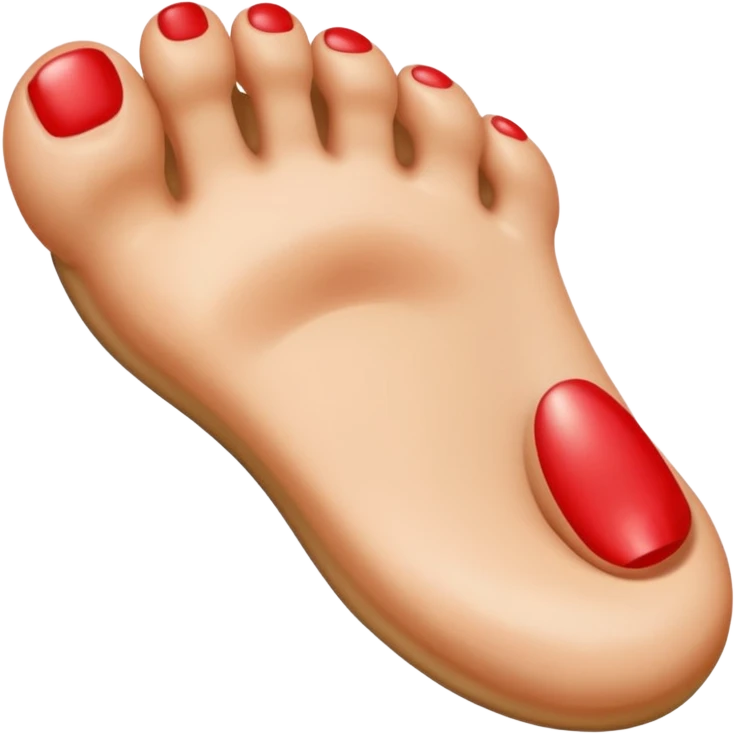 Foot missing big toe emoji