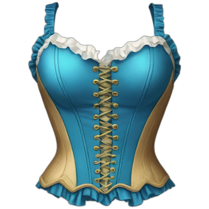 blue bodice emoji