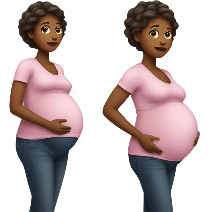 Pregnant lady emoji