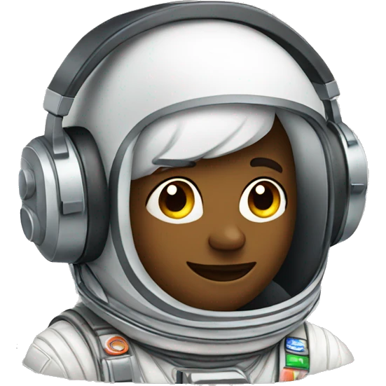 astronaut with headphones emoji