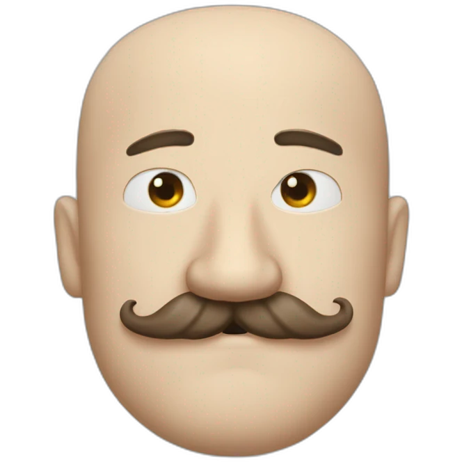 Adolf h moustache carrer emoji