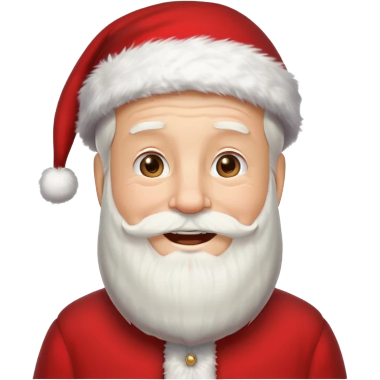 Old man with beard and christmas vibes emoji