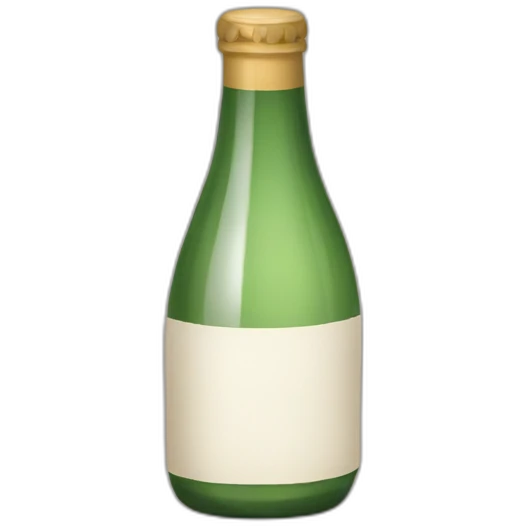 Bouteille renversée emoji