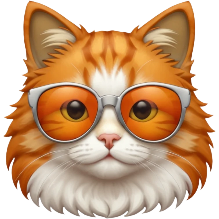 Cat wearing sunglasses emoji
