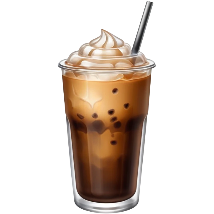 Iced coffee emoji