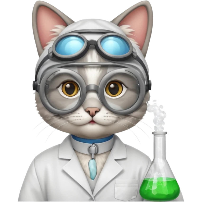 Chemist cat emoji